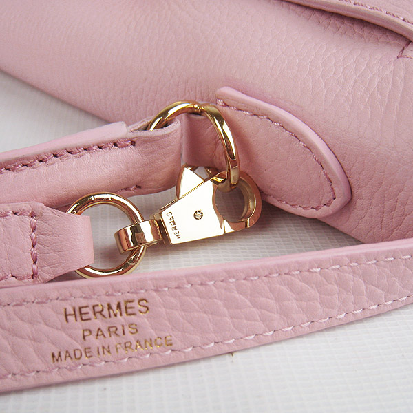 7A Replica Hermes Kelly 32cm Togo Leather Bag Pink 6108 - Click Image to Close